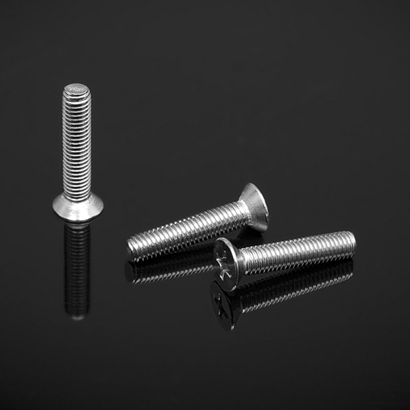 DIN965 Șuruburi cu cap plat înecat la 90°, cu încastrare în cruce de tip H DIN965 Șuruburi cu cap plat înecat la 90°, cu încastrare în cruce de tip H