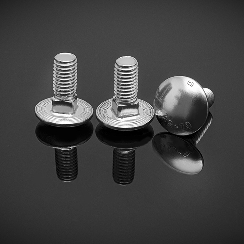DIN603 șuruburi cu gât pătrat cu cap ciupercă din oțel inoxidabil