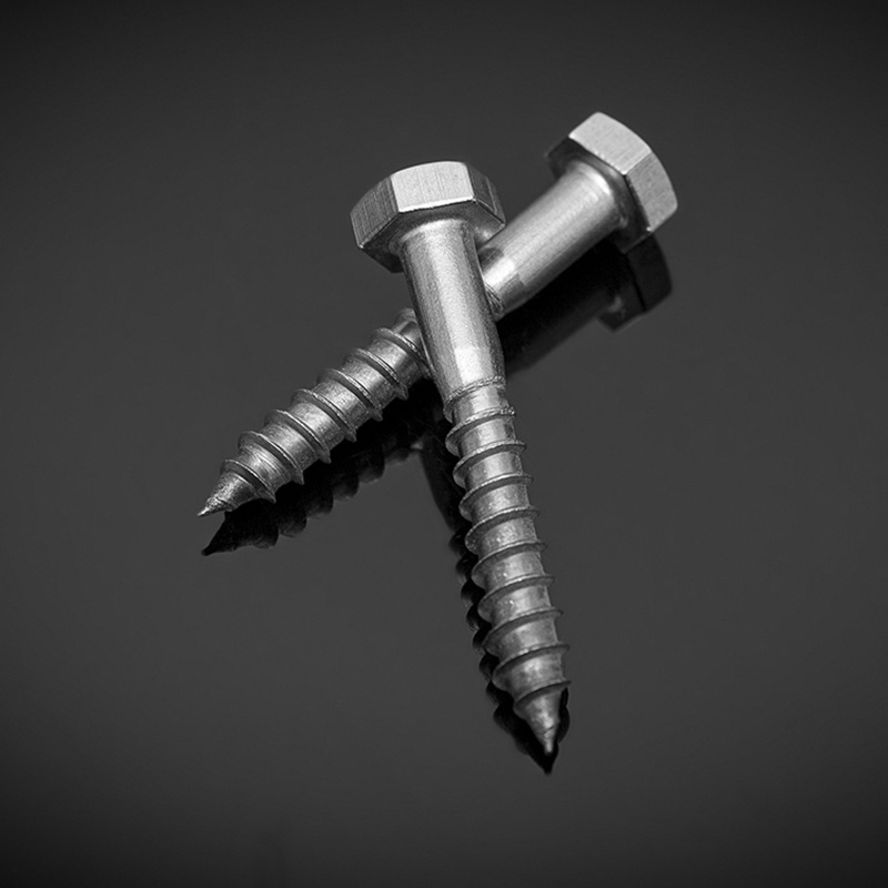 Șuruburi pentru lemn cu cap hexagonal din oțel inoxidabil DIN571 Șuruburi pentru lemn cu cap hexagonal din oțel inoxidabil DIN571